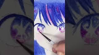 Water colouring Hoshino Ai (Oshi no Ko)