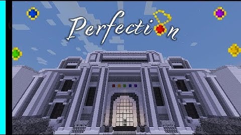 Minecraft Puzzle Map: "Perfection"
