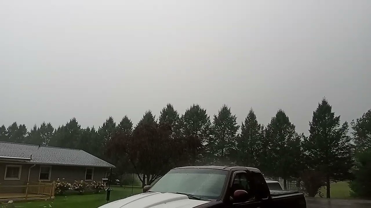 8/29/22 Severe Thunderstorm ⛈️ Hitting Our Area in Paw Paw/Lawton