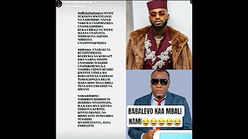 DIAMOND PLATNUMZ AMFUKUZA BABALEVO KISA ISSUE YA WIMBO WA MBOSSO PAWA 