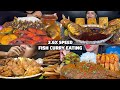 ASMR: Eating Big size Fish curry eating challenge 😍😋 fried fish, curry fish gravy with rice Mukbang🤤