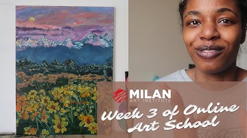 Week 3 of The Online Mastery Program | Milan Art Institute Weekly Vlog