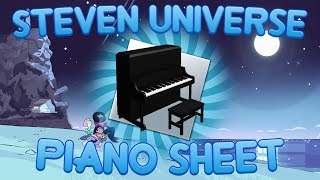 Roblox Piano Sheet Steven Universe Intro Song Easy Youtube - steven universe roblox piano sheet music
