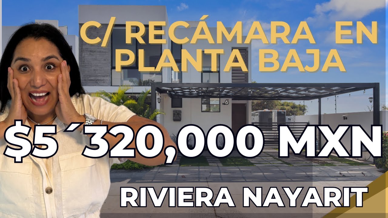 ¡Riviera Nayarit! Casa Grande en Esquina con Recámara en Planta Baja – El Quelele - $5.3 MDP