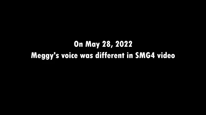 Meggy's new Voice Actress