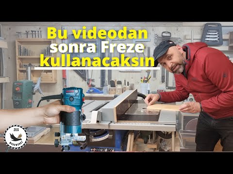 Freze nasıl kullanılır / Ahşap freze yapımının temel bilgileri / Tezgah freze ve köşe freze nedir