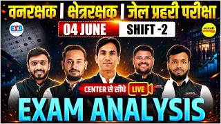 Van Rakshak Kshetra Rakshak Jail Prahari 2026 04 June Shift2 Exam Analysis   Directly Fro