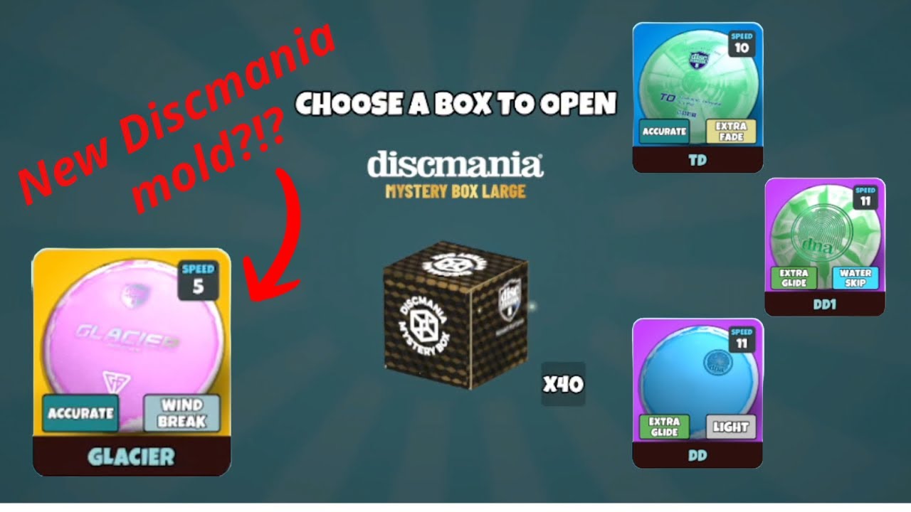 OPENING 40 BLACK DISCMANIA MYSTERY BOXES in Disc Golf Valley