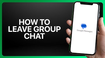How To Leave Group Chat in Google Messages Tutorial