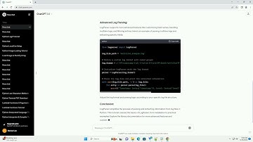 python log parsing library
