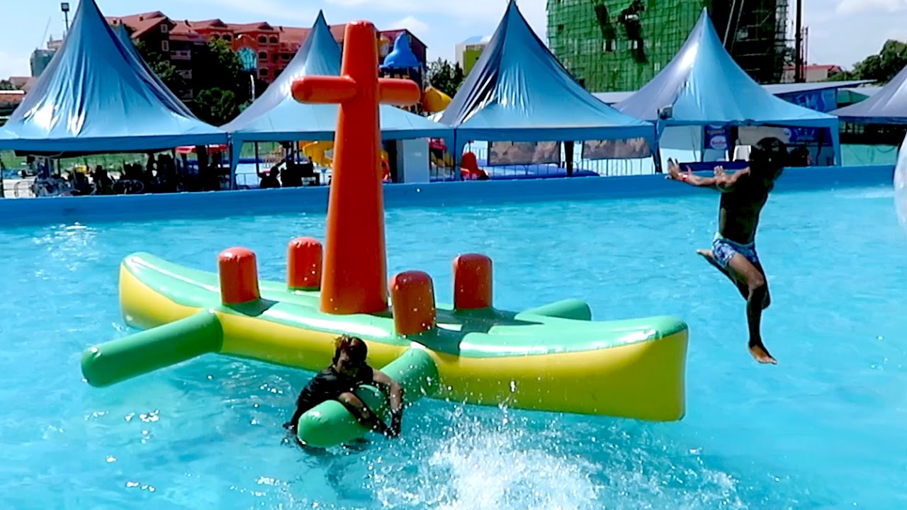 Lucky Fun Water Park in Phnom Penh City Playground in Cambodia YouTube