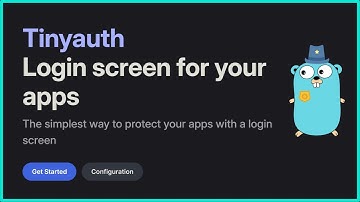 Tinyauth is Simple, Lightweight, and Perfect for the Homelab