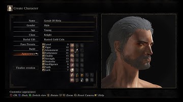 DARK SOULS 3, character creation, Geralt Of Rivia