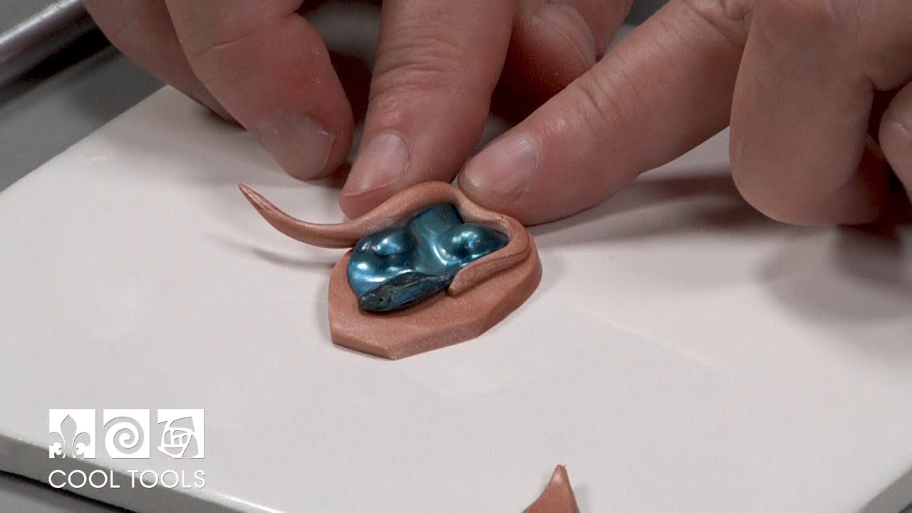 Cool Tools | Polymer Clay Bezel with Stone and Swellegant by Christie Friesen