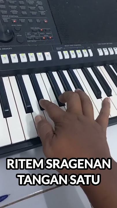 Ritem sragenan pakai tangan satu