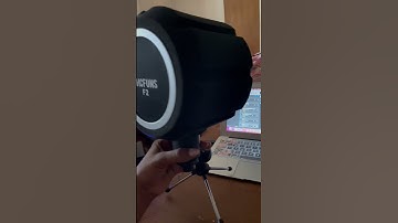 Isolation shield #singing #popfilter I like it💕👍🏾 works for now😊