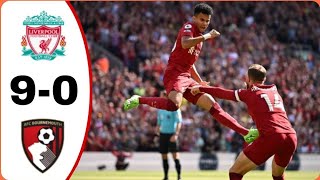 Liverpool vs Bournemouth 9-0 Highlights FreeKick Football