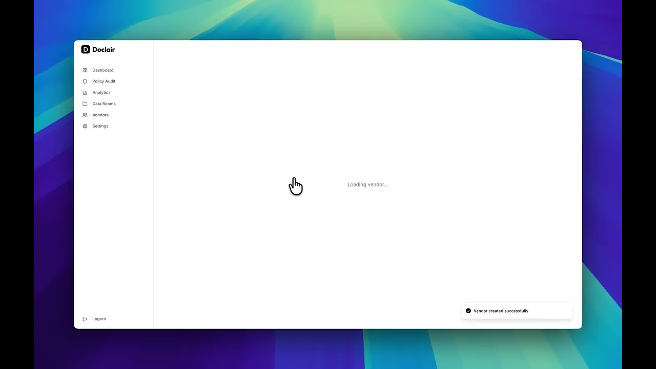 Doclair - Vendor Onboarding Automation