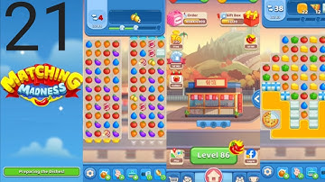 Matching Madness: Match 3 Puzzle games. Level 83 - 85 #tinytacticsgames