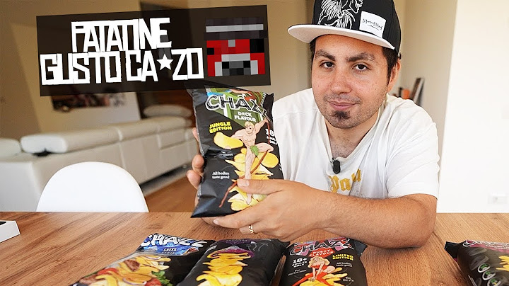 CICO MI COSTRINGE AD ASSAGGIARE LE PATATINE GUSTO CAZZ*
