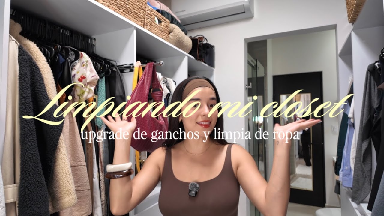 Limpieza PROFUNDA en mi clóset 🤍