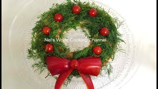 Christmas wreath salad - Ամանորյա գեղեցիկ աղցան - Салат Рождественский Венок. Салат Праздничный. Christmas wreath salad - Ամանորյա գեղեցիկ աղցան - Салат Рождественский Венок. Салат Праздничный.