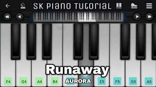 Runaway - AURORA | EASY Piano Tutorial | Perfect Piano screenshot 4