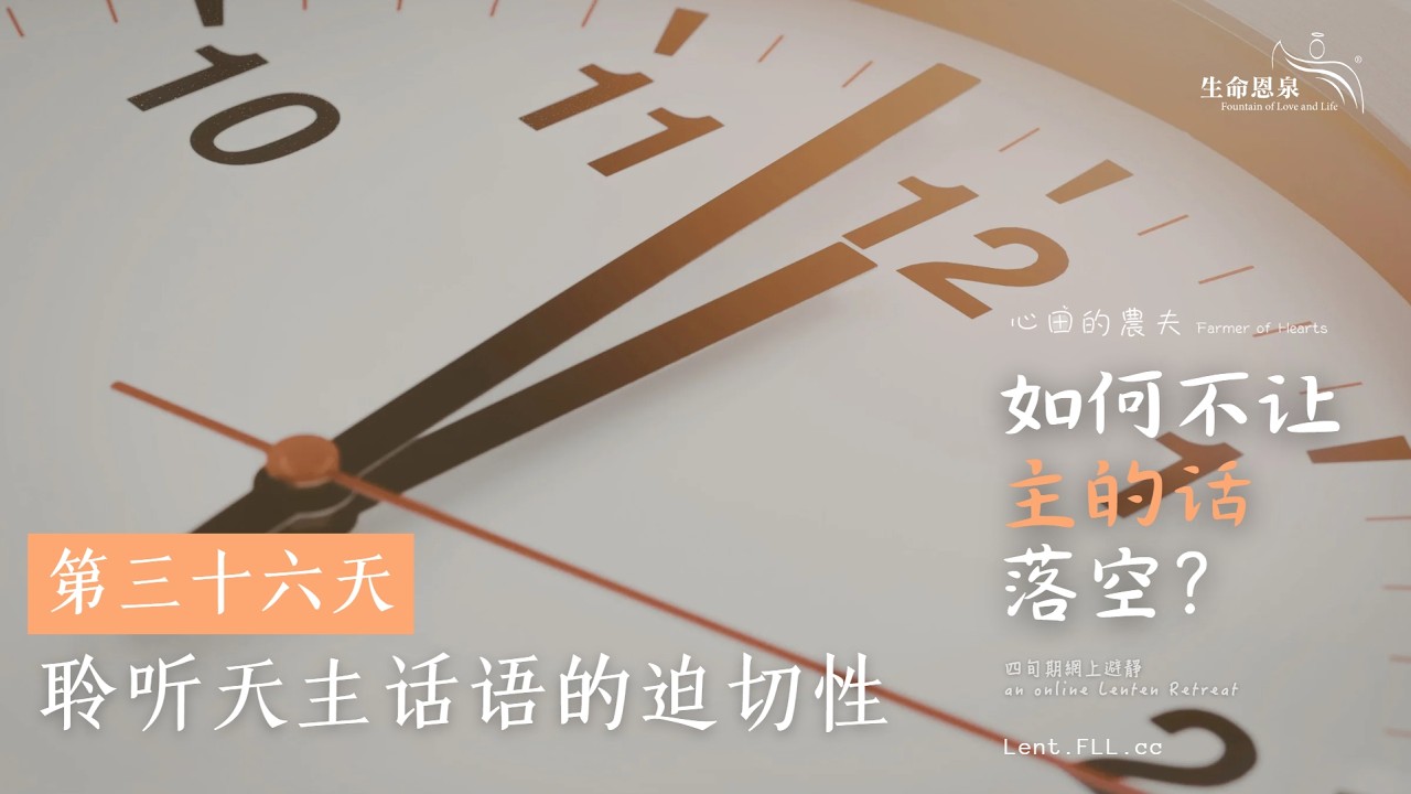 #如何不让主的话落空？ | 第三十六天 | 聆听天主话语的迫切性(普通话) #心田的农夫 - YouTube