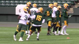 Gerry Moddejonge on Eskimos intra squad