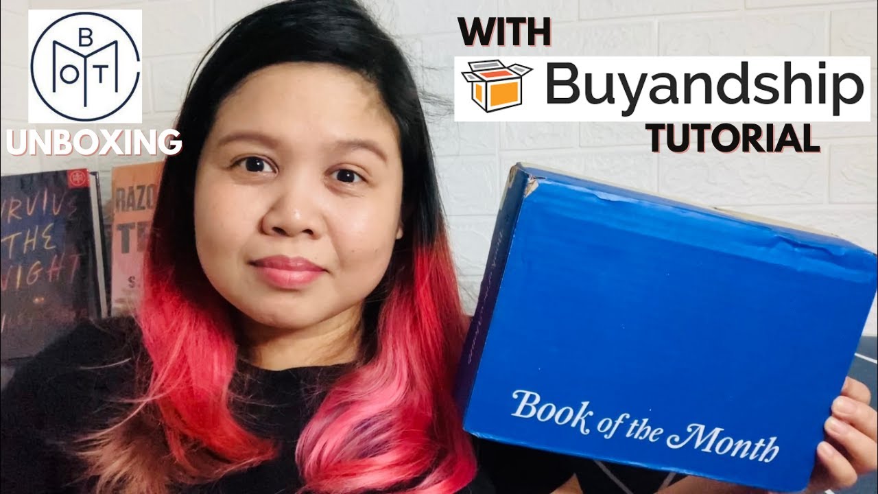 Book of The Month Unboxing with BuyandShip Tutorial