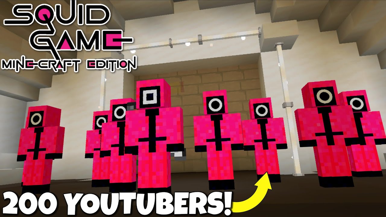 Playing SQUID GAME In Minecraft With 200 Other YouTubers! This Is What  Happened - YouTube