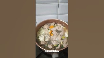 MASAK SAYUR SOP BAKSO #masakanrumahan #cooking #videomasak #food
