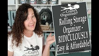 Rolling Storage Organizer - Ridiculously Easy and Affordable