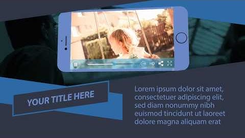 Parallax Mobile App Promo After Effects Template