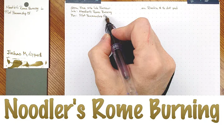 Noodler's Rome Burning