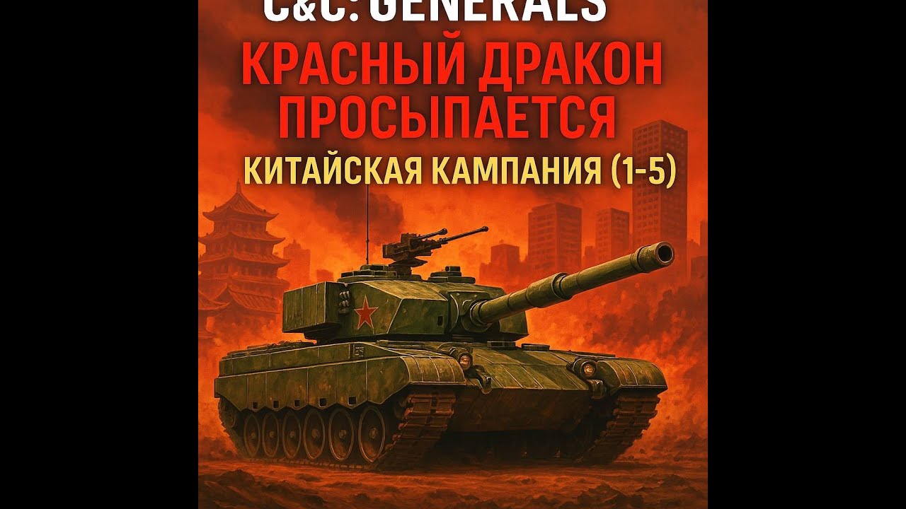 C&C: Generals — Красный Дракон просыпается | Китайская кампания (1–5)  