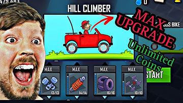 Hill Climb Racing - Gameplay Walkthrough Part 002 -  Hill Climber Max Upgraded  (iOS, Android)