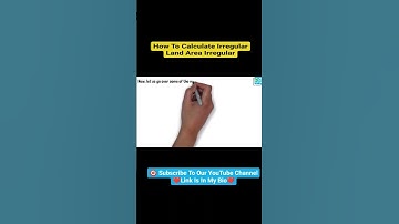 How To Calculate Irregular Land Area Irregular #civilengineering #civilengineer #engineering