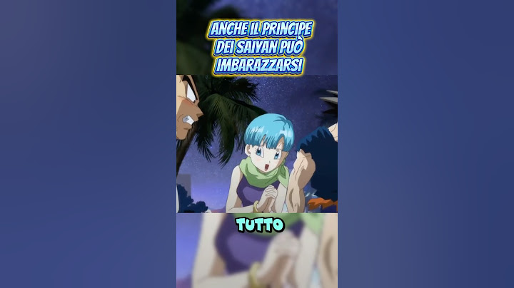 Vegeta viene messo in imbarazzo 🤣🤣🤣