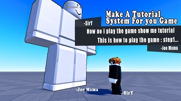 Roblox Studio : TUTORIAL System For Your Game 2024