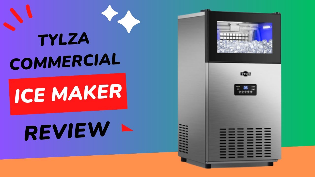 TYLZA Commercial Ice Maker Review - YouTube