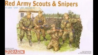 набор фигур Dragon 6068 1/35 WWII Red Army Russian Scouts & Snipers