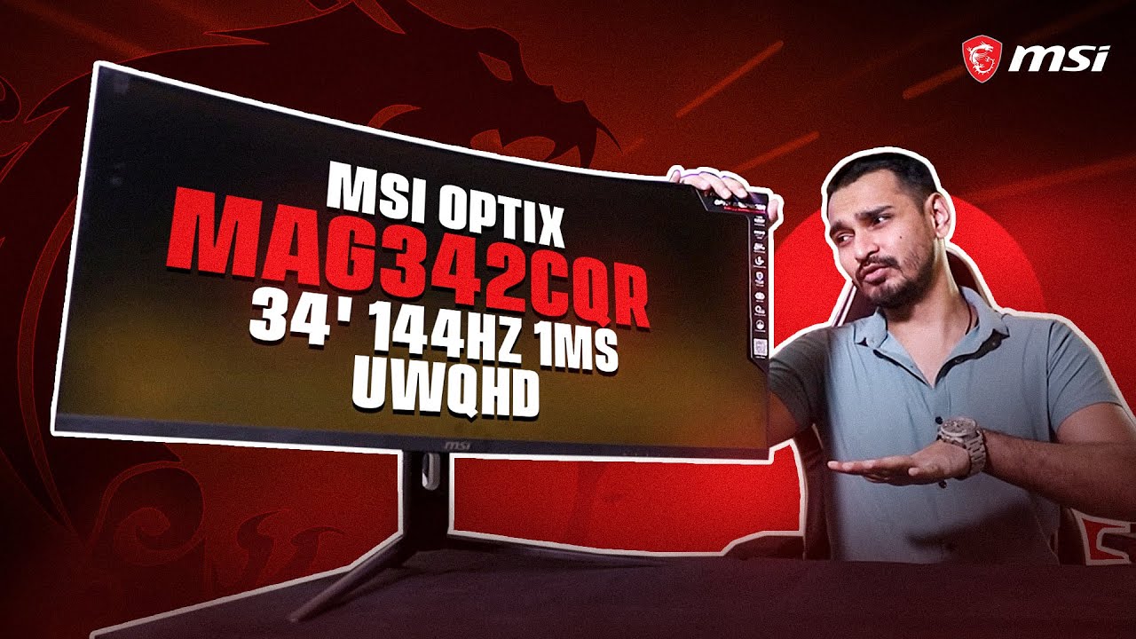 Unboxing of my new MSI Optix MAG342CQR Curved Gaming Monitor and ACV: Dawn  of Ragnarök Gameplay