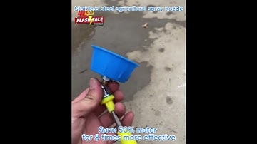 Đầu vòi phun sương nông nghiệp bằng thép không gỉ