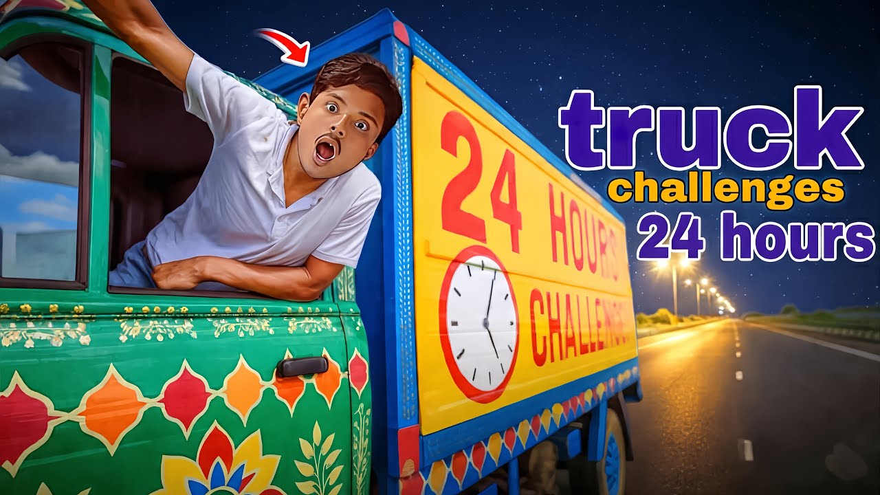 Spent 24 Hours With a truck driver | একজন ট্রাক ড্রাইভারের সাথে ২৪ ...