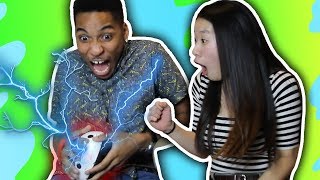 Couple Takes The Lie Detector Shock Test! | SLICE n RICE 🍕🍚