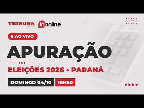 Acompanhe a transmissão ao vivo da apuração das eleições no TNOnline
