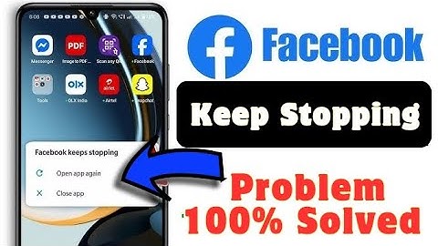 Facebook keeps stopping problem 2025 |keeps stopping problem solved #techwithshourob