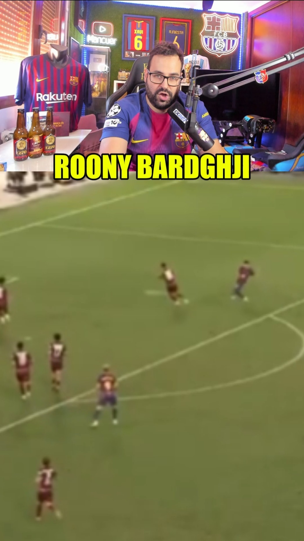 Debut y gol de Roony Bardghji #barça #roony #bardghji #futbol #mancuer #viral #shorts