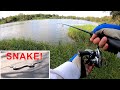 I Bumped Into a DEADLY SNAKE Saltwater Fishing on River!